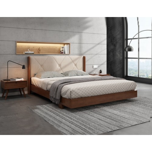 Кровать деревянная Сиена 180x200  ArtWood (Орех)